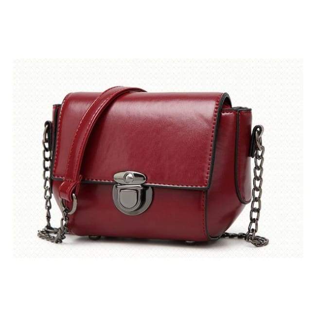 Class Statement Bag Burgundy Bags