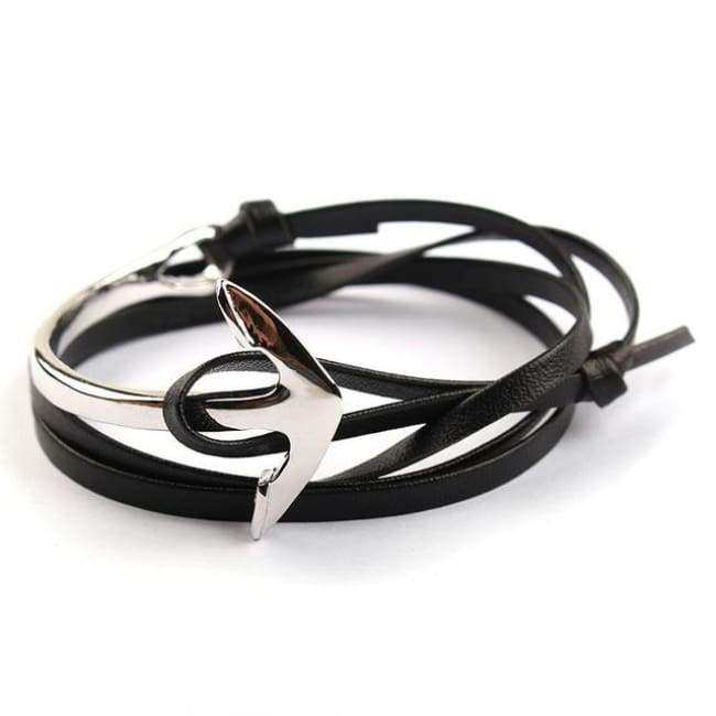 Maritime Passion Bracelet Silver & Black Jewelry