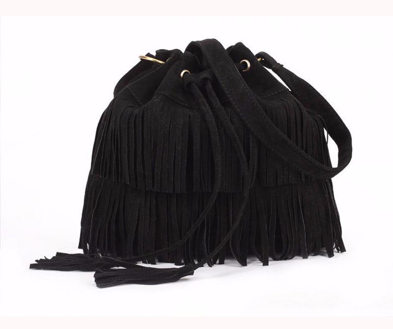 Tassel Love Bag Black Owls & Turtles Bags