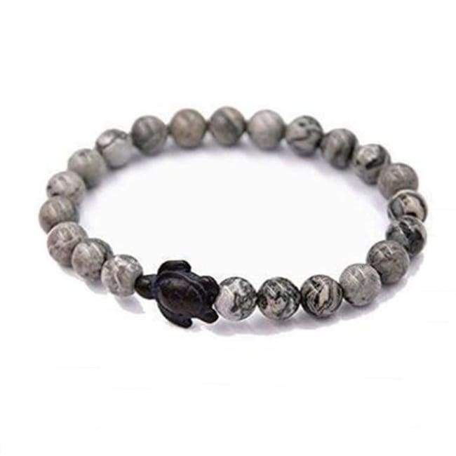 Turtle Island Bracelet Dark Gray Jewelry